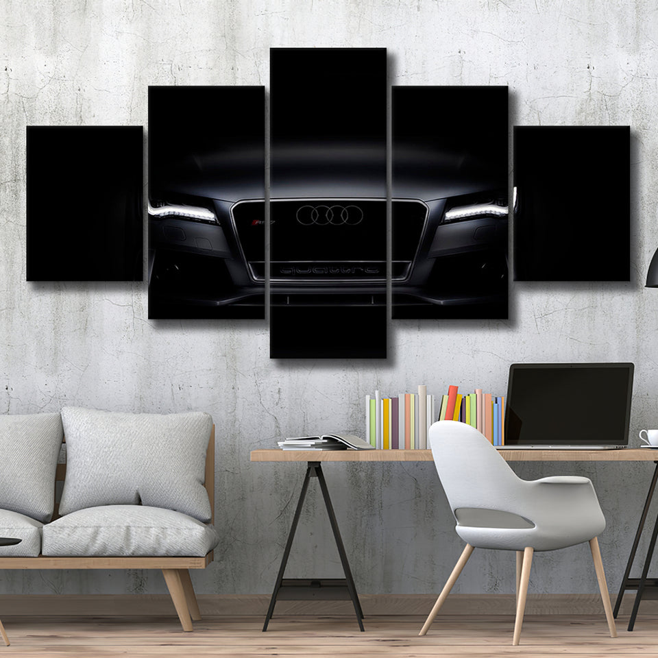 Supper Black Car Sport Car Large Canvas Prints Multi Panels Wall Art Prints Home Decor