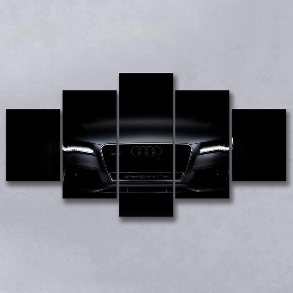 Supper Black Car Sport Car Large Canvas Prints Multi Panels Wall Art Prints Home Decor