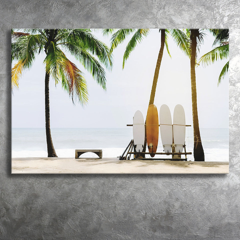 Surfboards Original Canvas Prints Wall Art Decor - Paiting Canvas, Art Prints, Wall Decor, For Sale