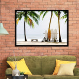 Surfboards Original Framed Art Prints Wall Decor - Painting Prints, Framed Picture, Home Decor