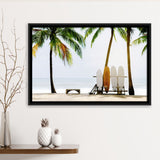 Surfboards Original Framed Canvas Prints Wall Art Decor - Paiting Canvas, Art Prints, Floating Frame