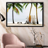 Surfboards Original Framed Canvas Prints Wall Art Decor - Paiting Canvas, Art Prints, Floating Frame