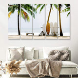 Surfboards Original 5 Piece B Canvas Prints Wall Art Decor - Painting Canvas, Multi Panels