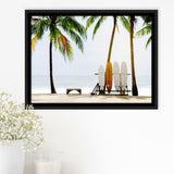 Surfboards Original Framed Canvas Prints Wall Art Decor - Paiting Canvas, Art Prints, Floating Frame
