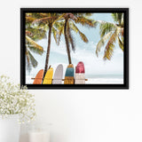 Surfing Cool Framed Canvas Prints Wall Art Decor - Paiting Canvas, Art Prints, Floating Frame
