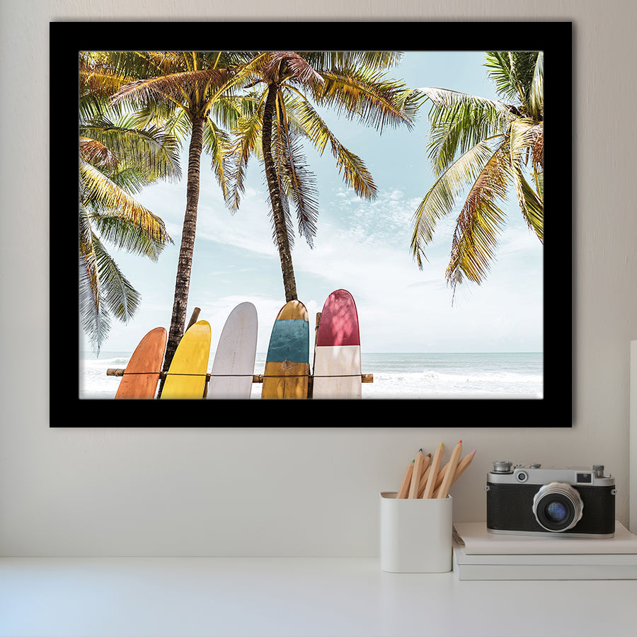 Surfing Cool Framed Art Prints Wall Decor - Painting Prints, Framed Picture, Home Decor