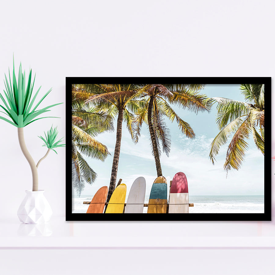 Surfing Cool Framed Art Prints Wall Decor - Painting Prints, Framed Picture, Home Decor