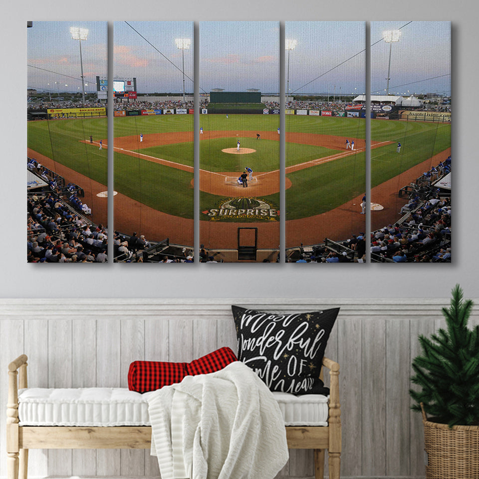 Surprise Stadium, Stadium Canvas, Sport Art, Gift for him, Multi Panels B, Canvas Prints Wall Art Decor