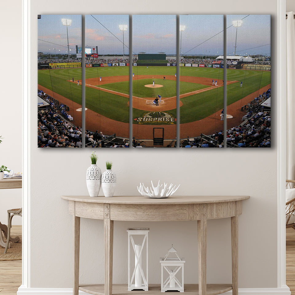 Surprise Stadium, Stadium Canvas, Sport Art, Gift for him, Multi Panels B, Canvas Prints Wall Art Decor