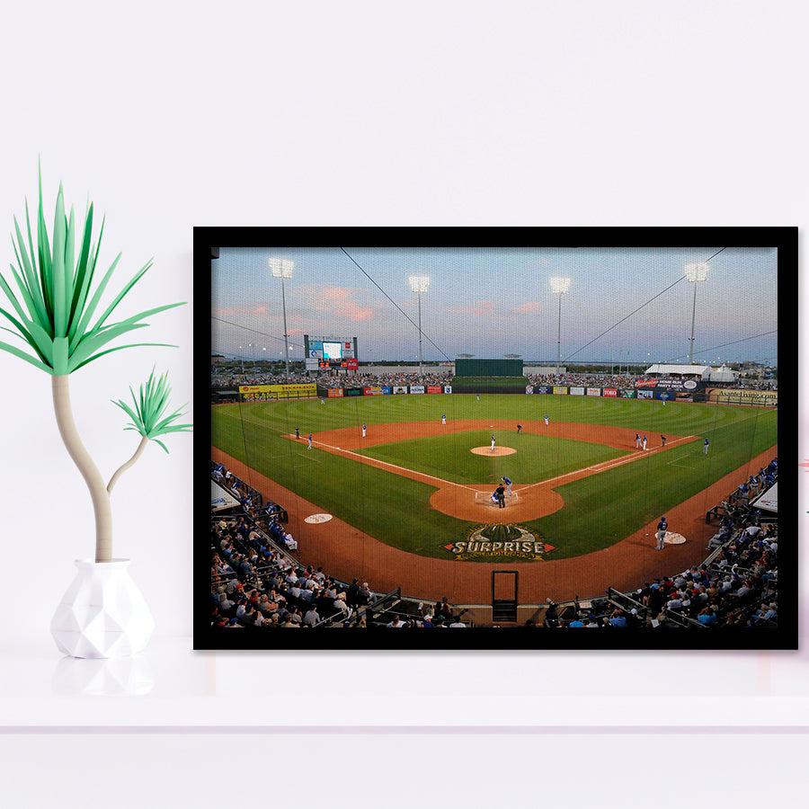 Surprise Stadium, Stadium Canvas, Sport Art, Gift for him, Framed Art Prints Wall Art Decor, Framed Picture