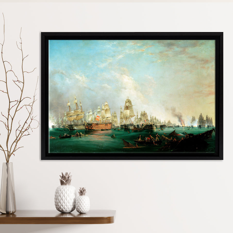 Reflections Of The Seabourn Pride Cruise Ship Magallanes Chile Framed Canvas Prints Wall Art - Painting Canvas, Wall Decor, For Sale