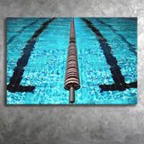Swimming Pool Underwater Canvas Art, Swimming Canvas Prints Wall Art Home Decor - Painting Canvas, Ready to hang