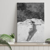 Swimsuit Black And White Print, Beach Canvas Prints Wall Art Home Decor