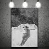 Swimsuit Black And White Print, Beach Canvas Prints Wall Art Home Decor