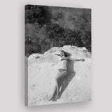Swimsuit Black And White Print, Beach Canvas Prints Wall Art Home Decor