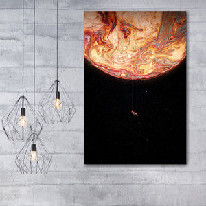 Swing - Space Art Canvas Wall Art - Canvas Prints, Canvas Paintings, Prints For Sale, Canvas On Sale