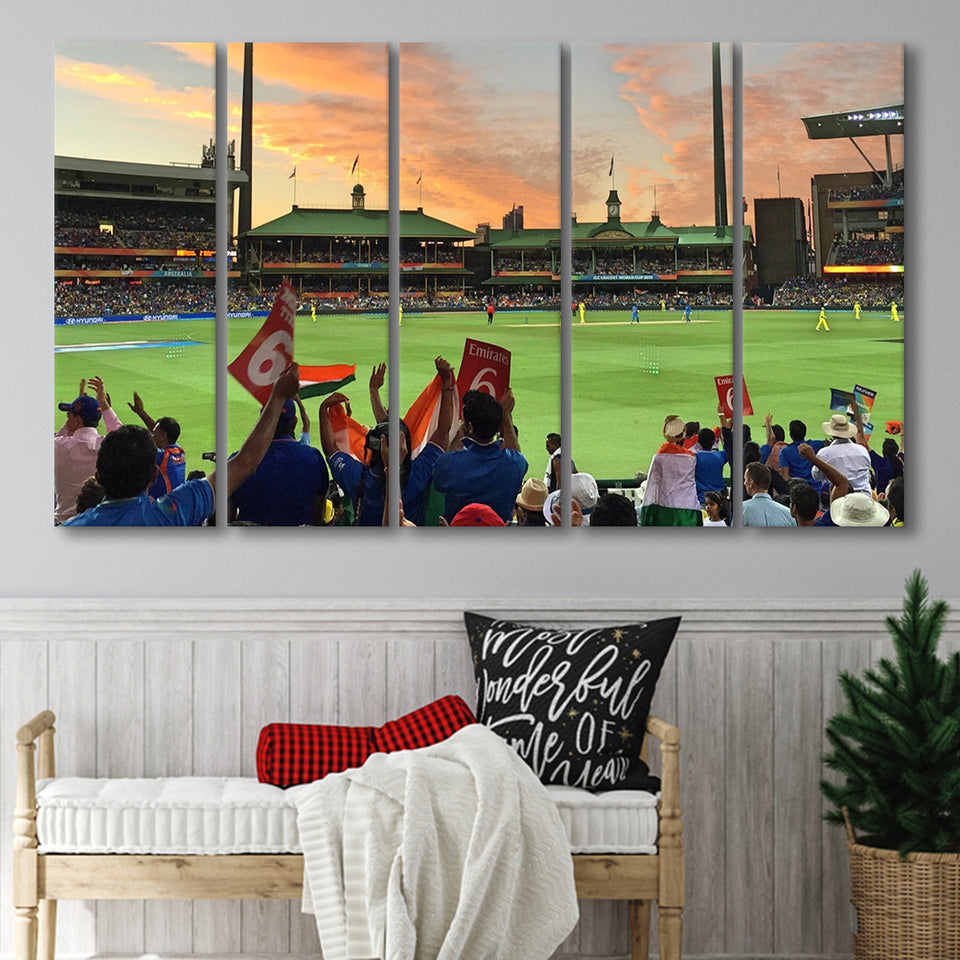 Sydney Cricket Ground, Stadium Canvas, Sport Art, Gift for him, Multi Panels B, Canvas Prints Wall Art Decor