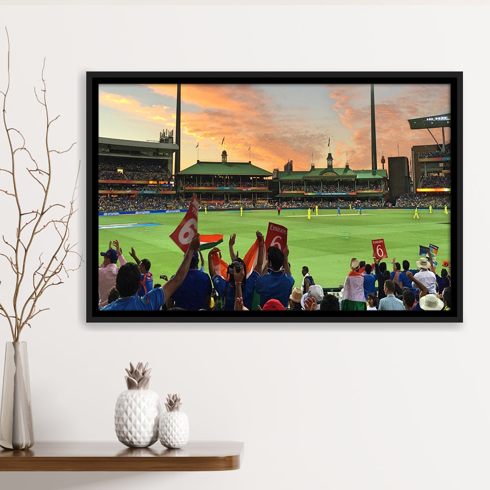 Sydney Cricket Ground, Stadium Canvas, Sport Art, Gift for him, Framed Canvas Prints Wall Art Decor, Framed Picture