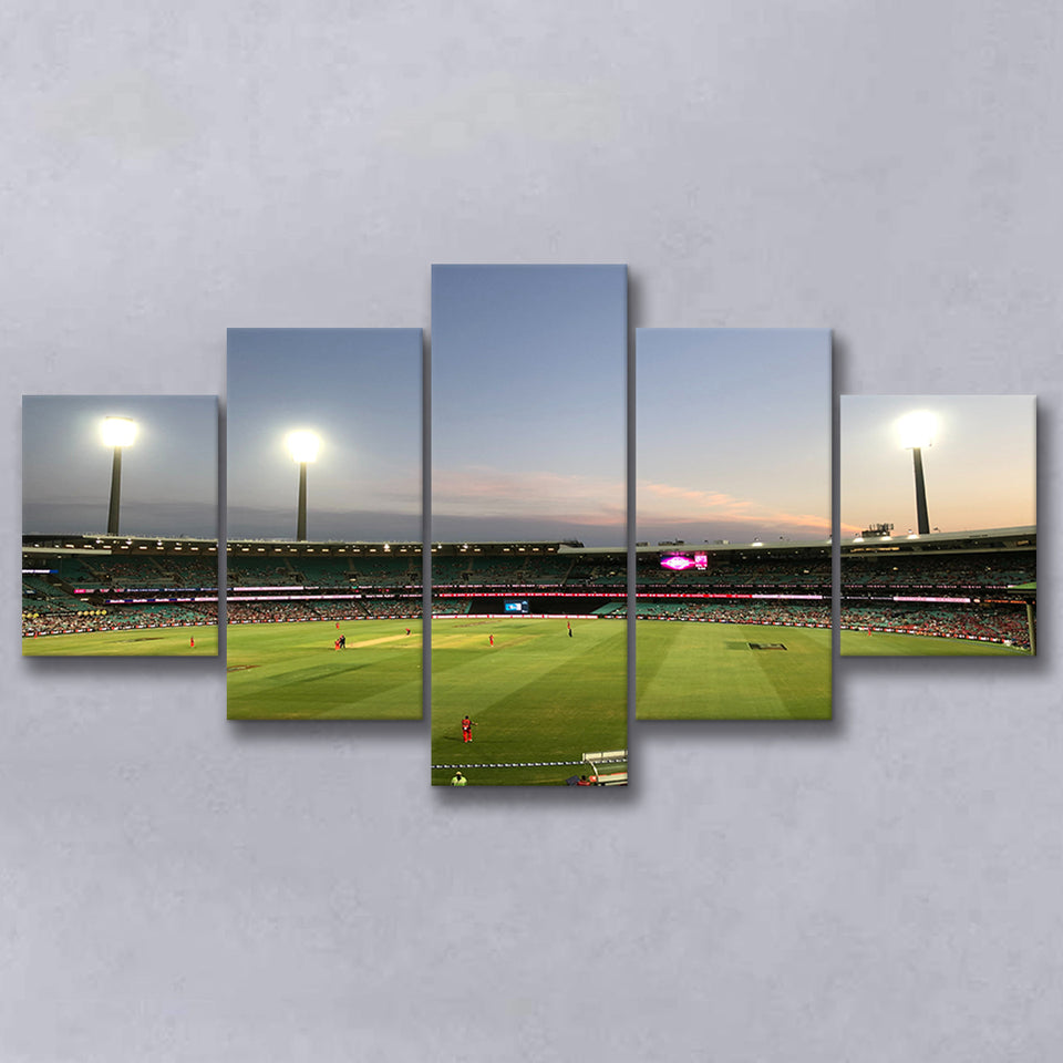 Sydney Cricket Ground Stadium, Stadium Canvas, Sport Art, Large Canvas, Multi Panels, Canvas Prints Wall Art Decor