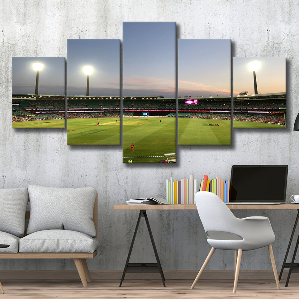 Sydney Cricket Ground Stadium, Stadium Canvas, Sport Art, Large Canvas, Multi Panels, Canvas Prints Wall Art Decor
