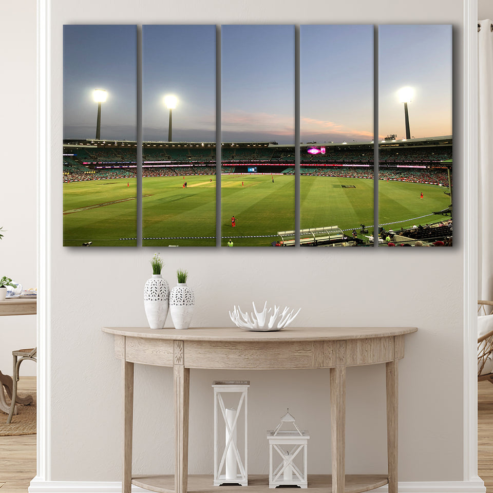 Sydney Cricket Ground Stadium, Stadium Canvas, Sport Art, Gift for him, Multi Panels B, Canvas Prints Wall Art Decor