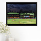 Sydney Cricket Ground in Australia, Stadium Canvas, Sport Art, Gift for him, Framed Canvas Prints Wall Art Decor, Framed Picture