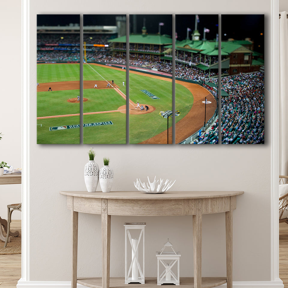 Sydney Cricket Ground in Moore Park, Stadium Canvas, Sport Art, Gift for him, Multi Panels B, Canvas Prints Wall Art Decor