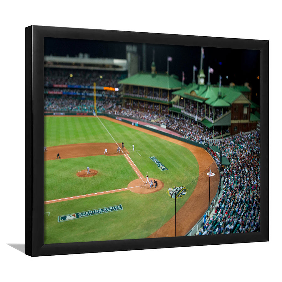 Sydney Cricket Ground in Moore Park, Stadium Canvas, Sport Art, Gift for him, Framed Art Prints Wall Art Decor, Framed Picture