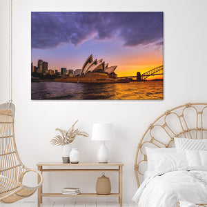 Sydney Opera House Australia Canvas Wall Art - Canvas Prints, Prints For Sale, Painting Canvas,Canvas On Sale