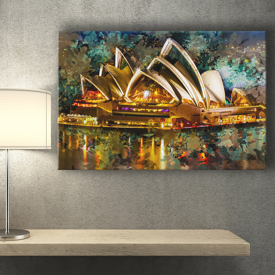 Sydney Opera House Canvas Prints Wall Art Decor - Painting Canvas, Art Print, Home Decor, Ready to Hang