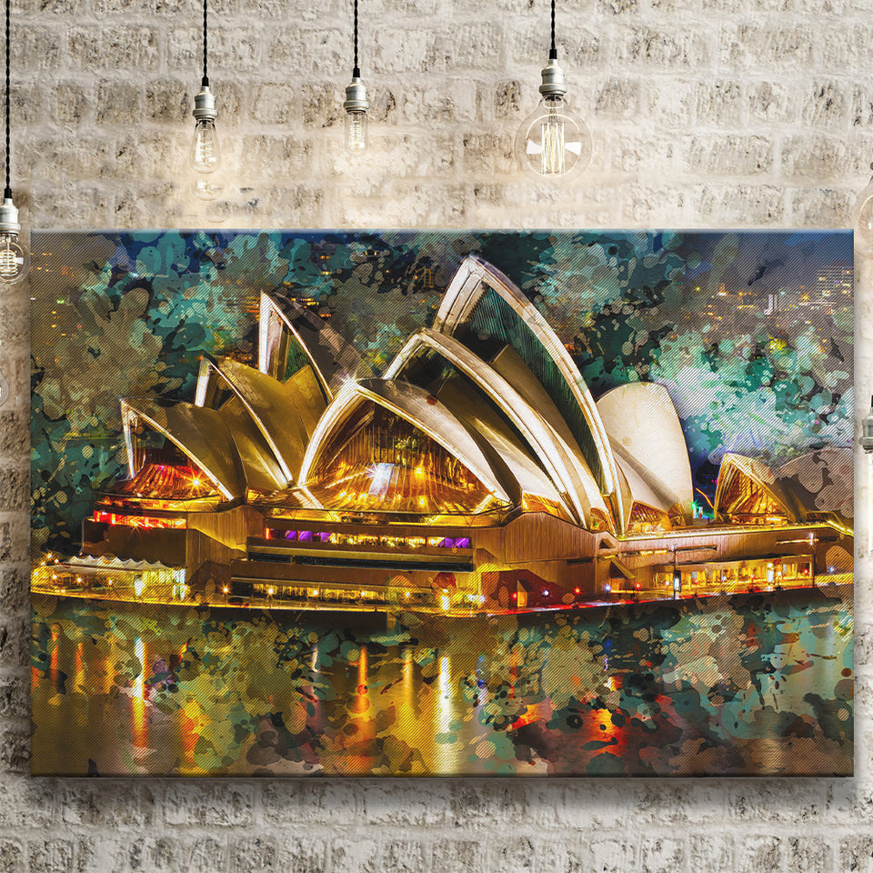 Sydney Opera House Canvas Prints Wall Art Decor - Painting Canvas, Art Print, Home Decor, Ready to Hang