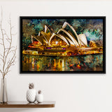 Sydney Opera House Framed Canvas Prints Wall Art Decor - Painting Canvas, Framed Picture, Home Decor