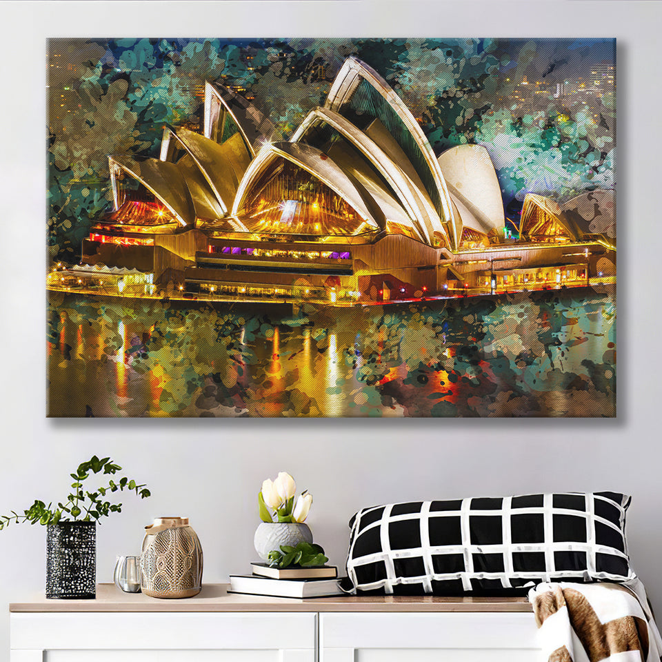 Sydney Opera House Canvas Prints Wall Art Decor - Painting Canvas, Art Print, Home Decor, Ready to Hang