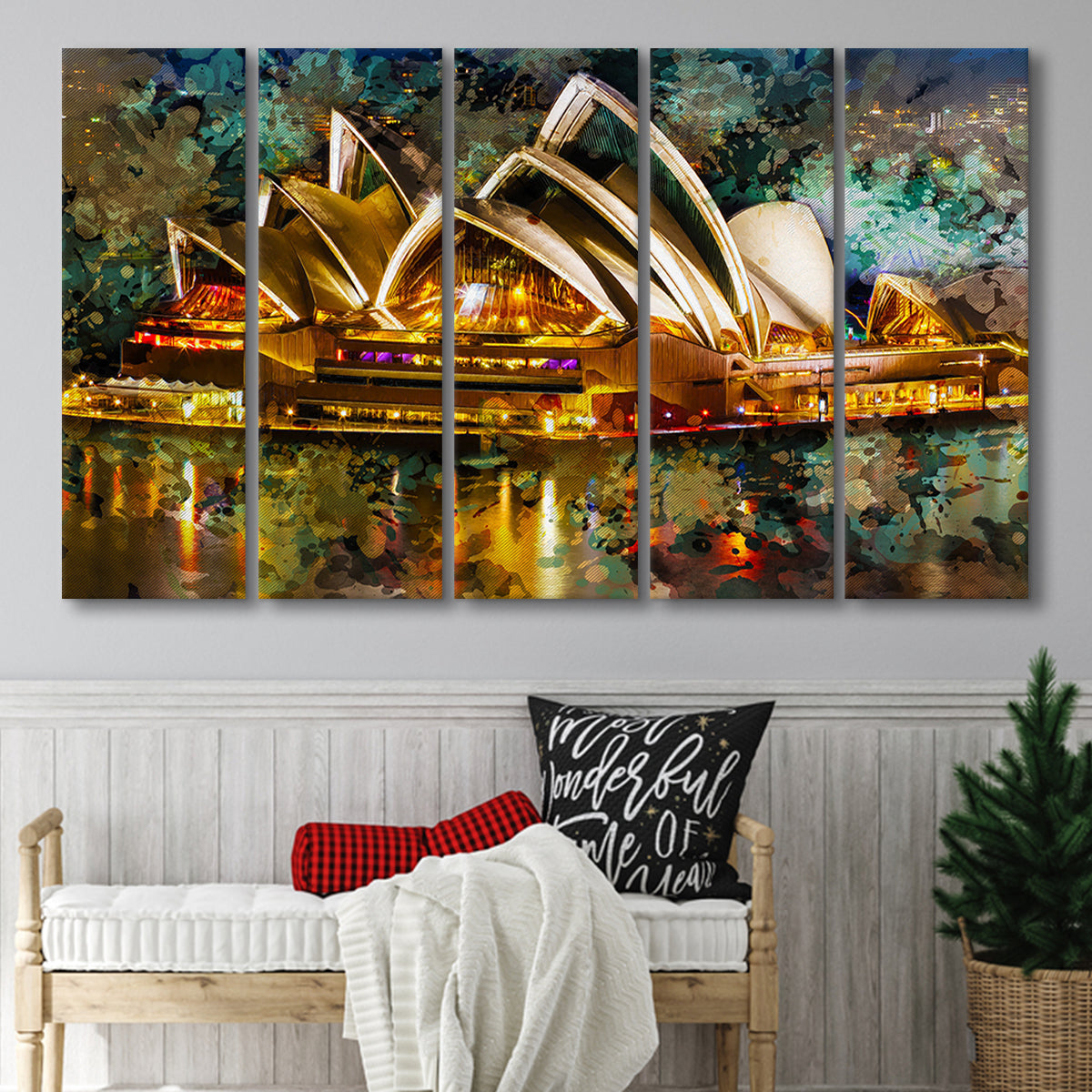 【入手困難】コンランショップ　アート　ポスター　オペラハウス Sydney_20Opera_20House_20Canva