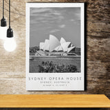 Sydney Opera House Black And White Art Canvas Prints Wall Art Home Decor