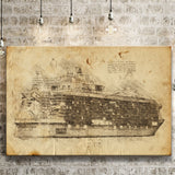 Symphony Of The Seas Cruise Ship Canvas Prints Wall Art - Painting Canvas, Painting Prints, Wall Home Decor, Prints for Sale