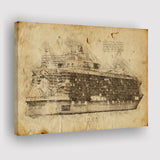 Symphony Of The Seas Cruise Ship Canvas Prints Wall Art - Painting Canvas, Painting Prints, Wall Home Decor, Prints for Sale