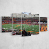 Syracuse Orange Stadium Canvas Prints Carrier Dome Stadium Wall Art,Multi Panels,Sport Stadium Art Prints, Fan Gift