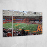 Syracuse Orange Stadium Canvas Prints Carrier Dome Stadium Wall Art,Multi Panels B,Sport Stadium Art Prints, Fan Gift