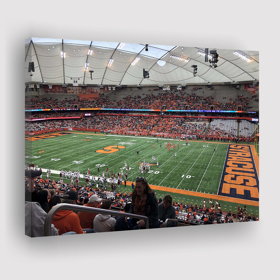 Syracuse Orange Stadium Canvas Prints Carrier Dome Stadium Wall Art,Sport Stadium Art Prints, Fan Gift, Wall Decor