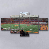 Syracuse Orange Stadium Canvas Prints Carrier Dome Stadium Wall Art,Multi Panels,Sport Stadium Art Prints, Fan Gift