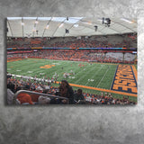 Syracuse Orange Stadium Canvas Prints Carrier Dome Stadium Wall Art,Sport Stadium Art Prints, Fan Gift, Wall Decor