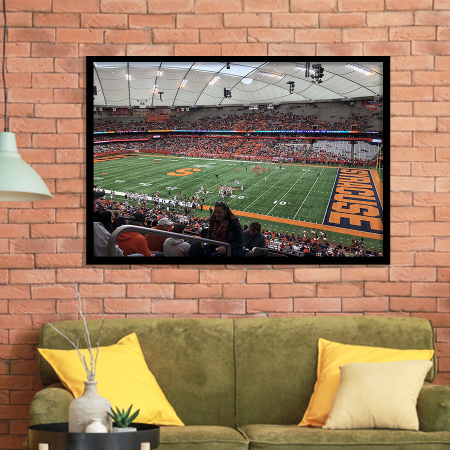 Syracuse Orange Stadium Art Prints Carrier Dome Stadium Wall Art,Sport Stadium Art Prints, Fan Gift, Wall Decor
