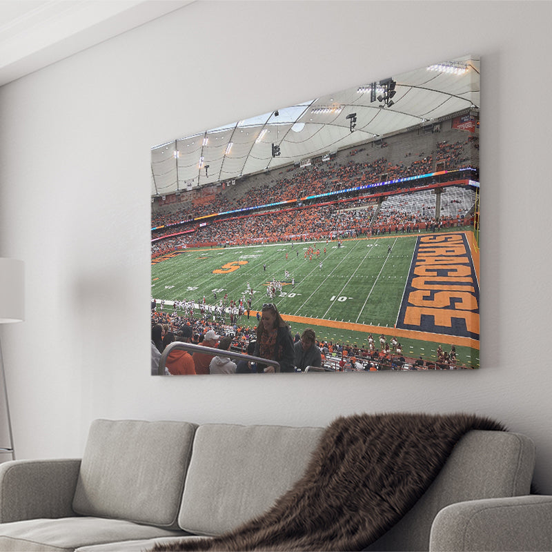Syracuse Orange Stadium Canvas Prints Carrier Dome Stadium Wall Art,Sport Stadium Art Prints, Fan Gift, Wall Decor