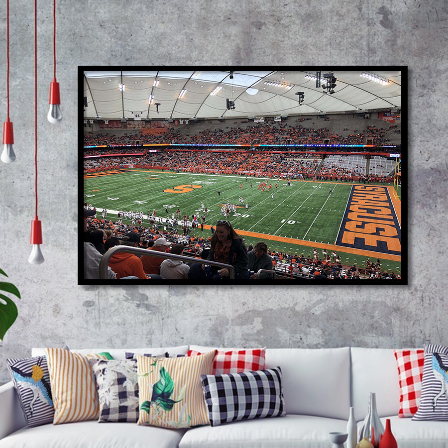 Syracuse Orange Stadium Art Prints Carrier Dome Stadium Wall Art,Sport Stadium Art Prints, Fan Gift, Wall Decor