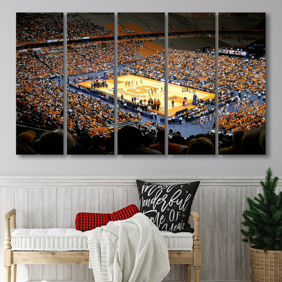 Syracuse University Stadium Canvas Prints Carrier Dome Stadium Wall Art,Multi Panels B,Sport Stadium Art Prints, Fan Gift