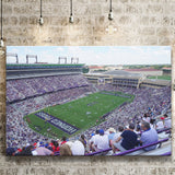 TCU Horned Frogs Wall Art Amon G Carter,Sport Stadium Art Prints, Fan Gift, Wall Decor