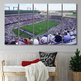 TCU Horned Frogs Wall Art Amon G Carter,Multi Panels B,Sport Stadium Art Prints, Fan Gift