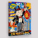 The World Is Yours Canvas Prints Wall Art Home Decor - Painting Canvas,Art Prints, Ready to hang