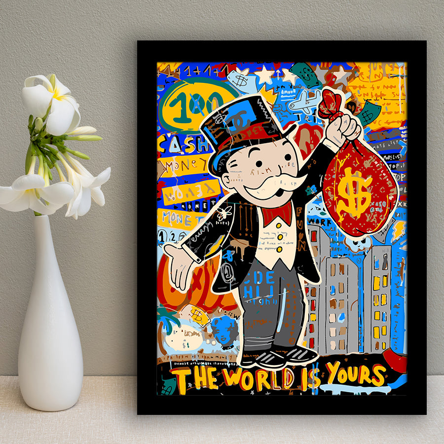 The World Is Yours Framed Art Prints Wall Decor - Art Prints, Framed Picture,For Sale, Ready to hang